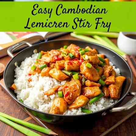 Easy Cambodian Lemongrass Chicken Stir Fry | Quick Recipe